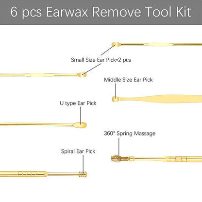 Ear Wax Cleaner Tool Kit – Set Of 6 Pieces Buy 1 Get 1 Free