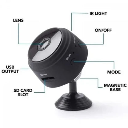 Mega Sale Offer - Mini Portable Wireless A9 Mini Security Camera 1080P HD